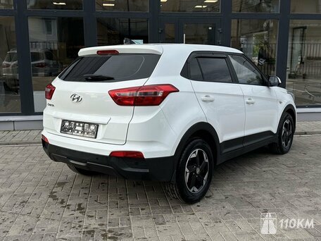 Hyundai, Creta, 1600, 128, бензин, внедорожник, механика, передний привод, среднее состояние, левый, белый, 1 250 000 ₽